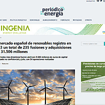 El mercado espaol de renovables registra en 2023 un total de 235 fusiones y adquisiciones por 31.506 millones